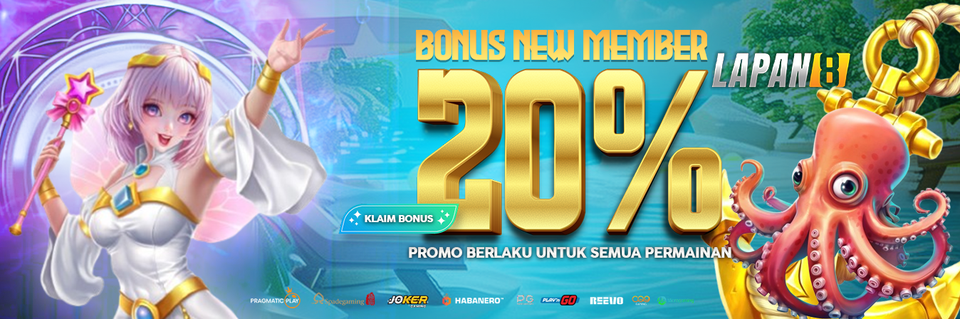 BONUS NEW MEMBER 20%