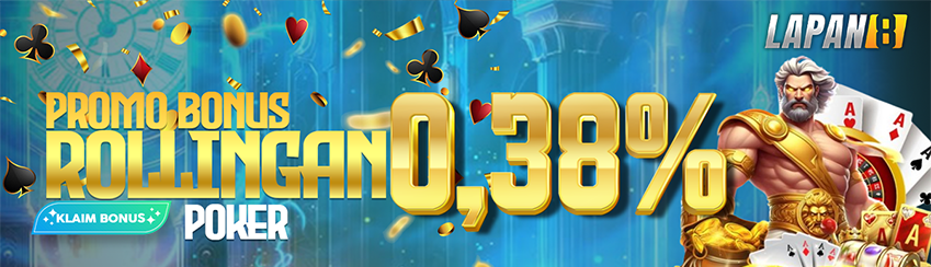 PROMO ROLLINGAN POKER 0.38%